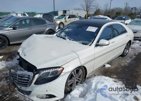 2017 Mercedes-Benz S 550 4Matic z USA, uszkodzony, nr VIN WDDUG8FB1HA320668